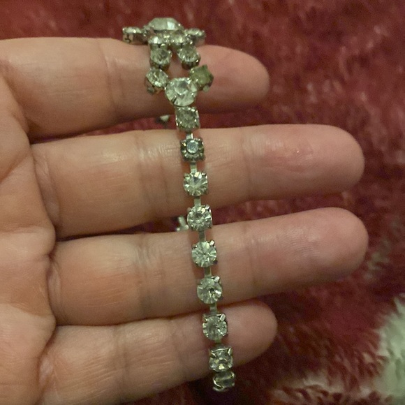 Vintage rhinestone bracelet PM 1726 - Picture 5 of 6